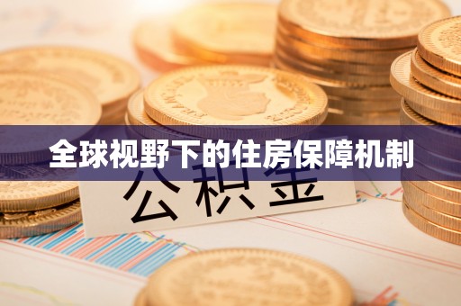 阜宁全球视野下的住房保障机制