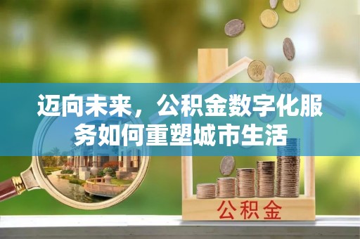 阜宁迈向未来，公积金数字化服务如何重塑城市生活