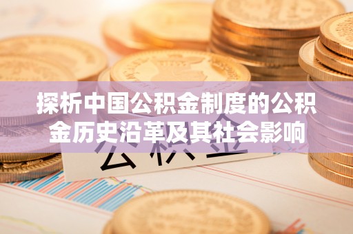 阜宁探析中国公积金制度的公积金历史沿革及其社会影响