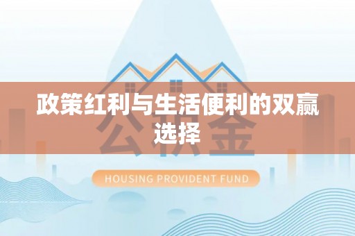 阜宁政策红利与生活便利的双赢选择