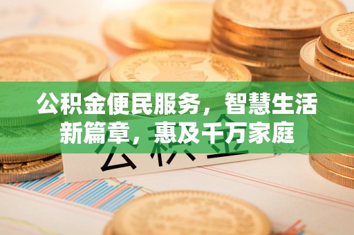 阜宁公积金便民服务，智慧生活新篇章，惠及千万家庭