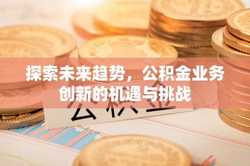 阜宁探索未来趋势，公积金业务创新的机遇与挑战