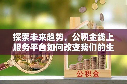 阜宁探索未来趋势，公积金线上服务平台如何改变我们的生活