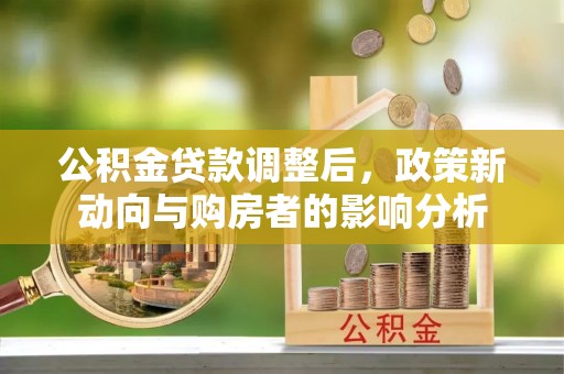 阜宁公积金贷款调整后，政策新动向与购房者的影响分析