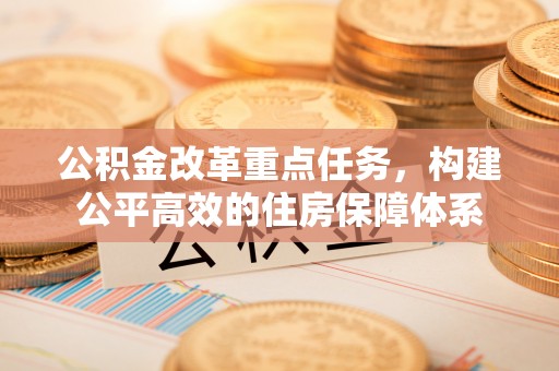 阜宁公积金改革重点任务，构建公平高效的住房保障体系