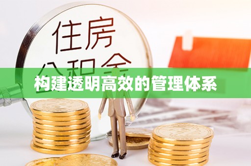 阜宁构建透明高效的管理体系