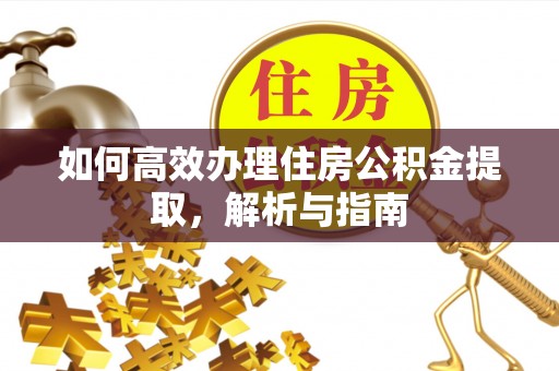 阜宁如何高效办理住房公积金提取，解析与指南