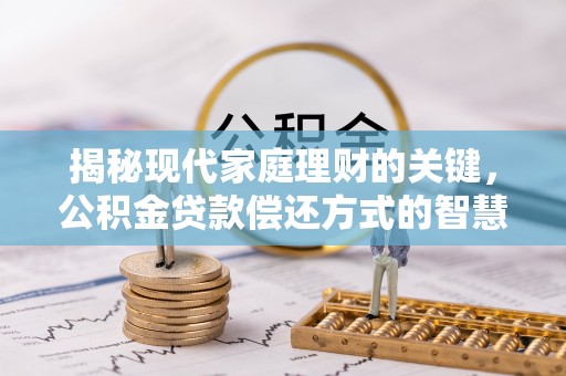 阜宁揭秘现代家庭理财的关键，公积金贷款偿还方式的智慧选择