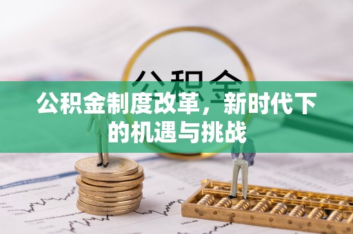 阜宁公积金制度改革，新时代下的机遇与挑战