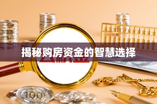 阜宁揭秘购房资金的智慧选择