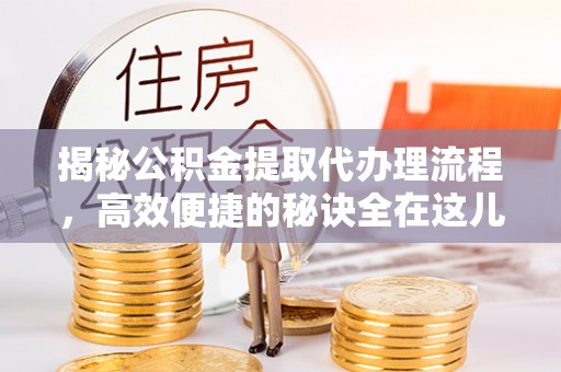 阜宁揭秘公积金提取代办理流程，高效便捷的秘诀全在这儿