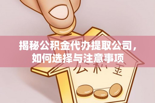 阜宁揭秘公积金代办提取公司，如何选择与注意事项
