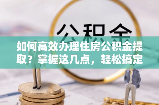 阜宁如何高效办理住房公积金提取？掌握这几点，轻松搞定！
