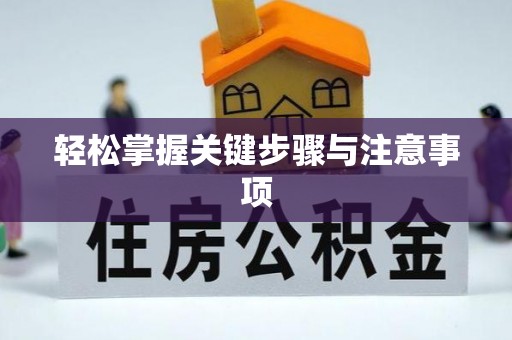 阜宁轻松掌握关键步骤与注意事项