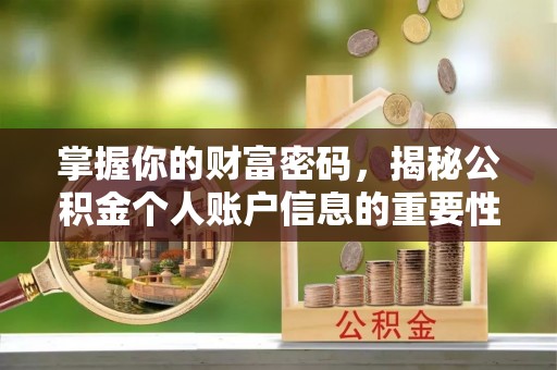 阜宁掌握你的财富密码，揭秘公积金个人账户信息的重要性