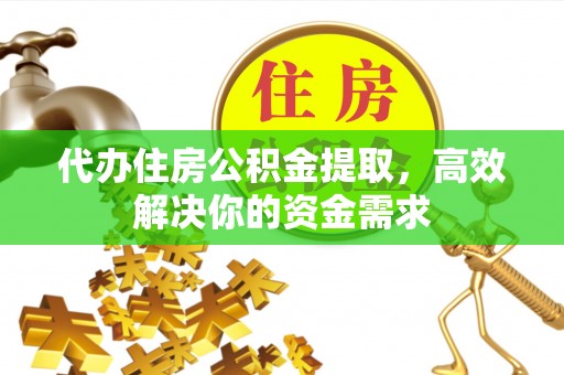 阜宁代办住房公积金提取，高效解决你的资金需求