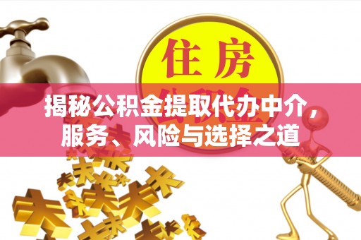 阜宁揭秘公积金提取代办中介，服务、风险与选择之道
