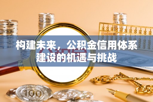 阜宁构建未来，公积金信用体系建设的机遇与挑战
