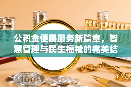 阜宁公积金便民服务新篇章，智慧管理与民生福祉的完美结合