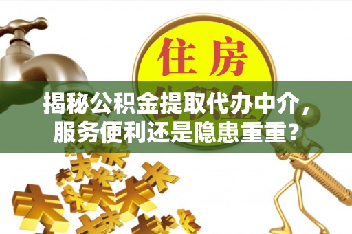阜宁揭秘公积金提取代办中介，服务便利还是隐患重重？