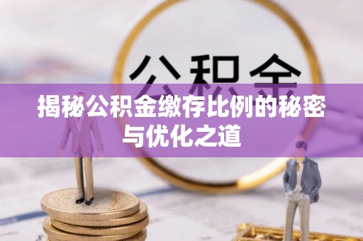 阜宁揭秘公积金缴存比例的秘密与优化之道