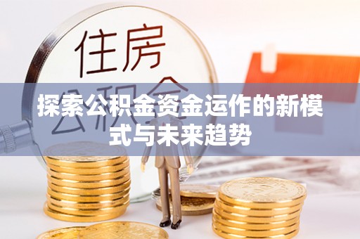 阜宁探索公积金资金运作的新模式与未来趋势