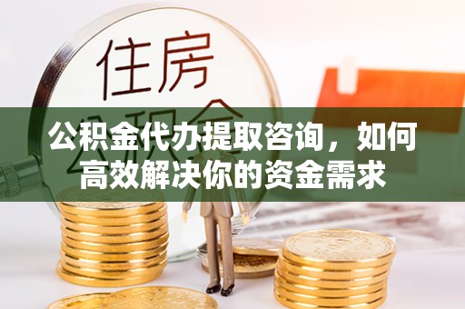 阜宁公积金代办提取咨询，如何高效解决你的资金需求